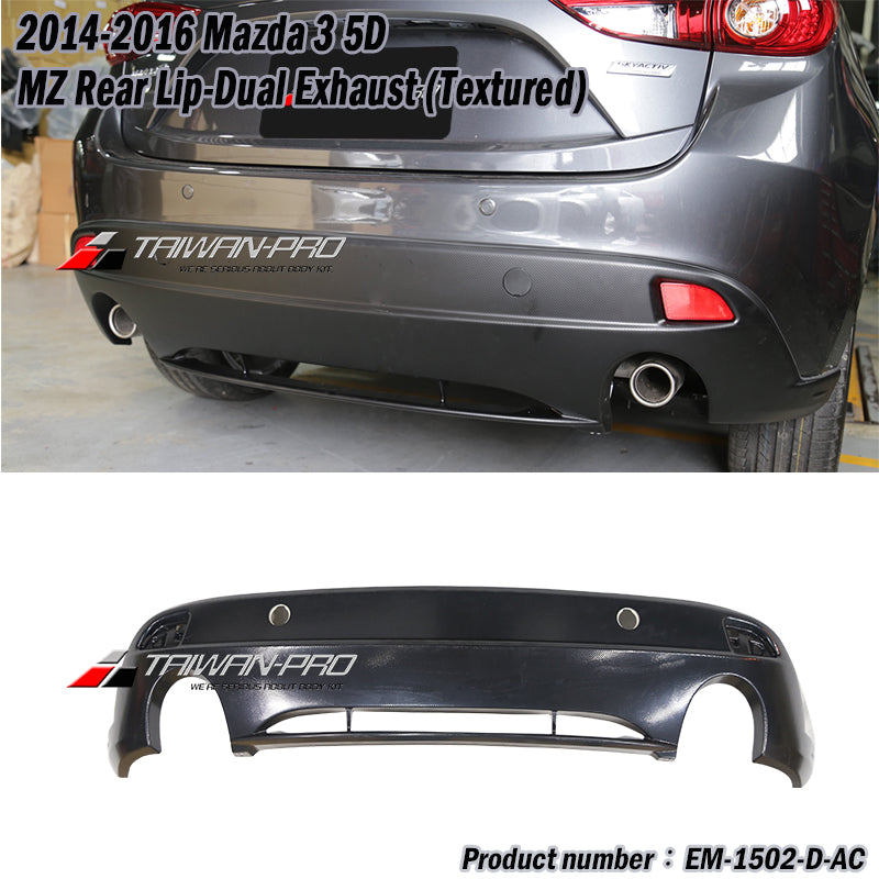 MZ款後中包 2015-2016 Mazda 3 5門