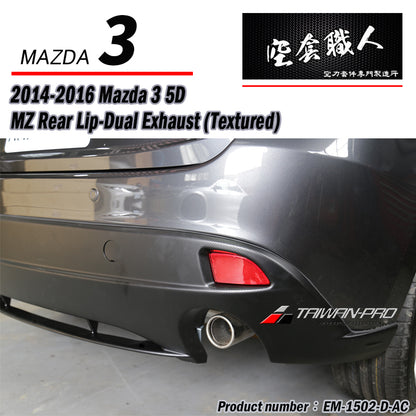 MZ款後中包 2015-2016 Mazda 3 5門