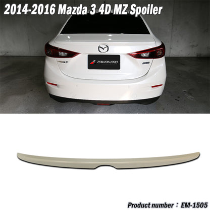 MZ Style Rear Spoiler 2015-2018 Mazda 3 4-door