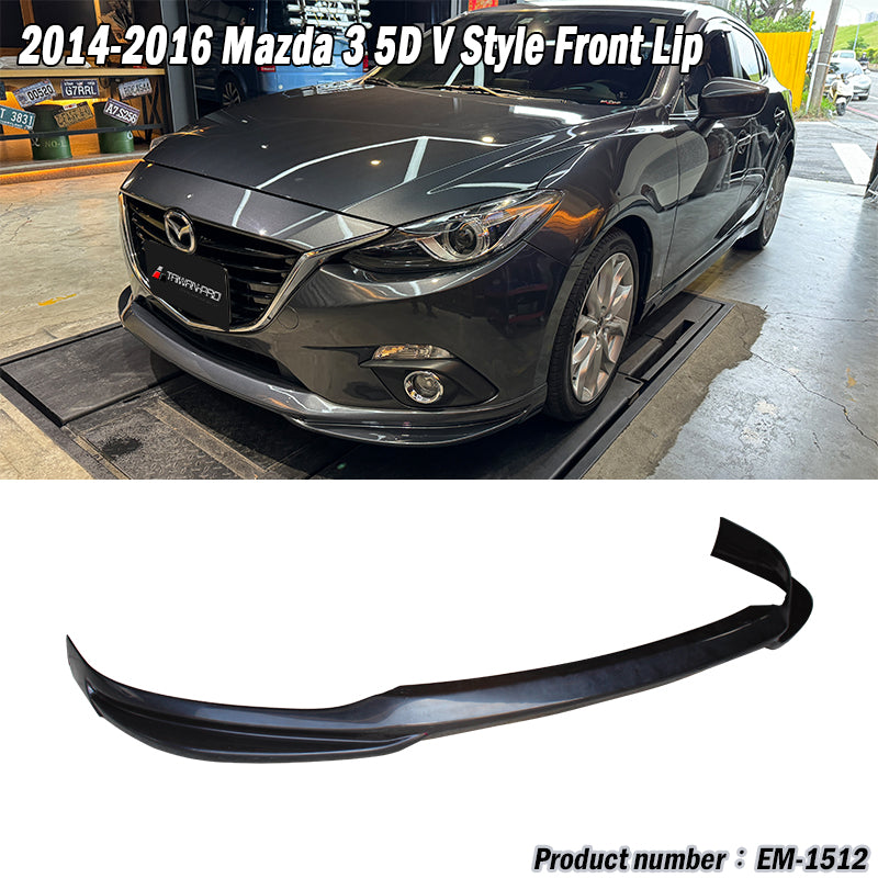 V前下巴定風翼  2015-2016 Mazda 3 4門/5門