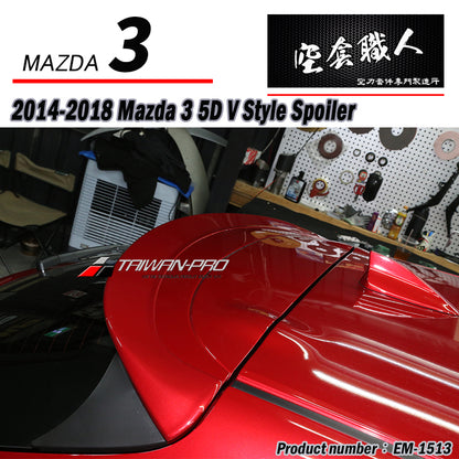 GV Style Spoiler for 2015-2018 Mazda 3 5-door