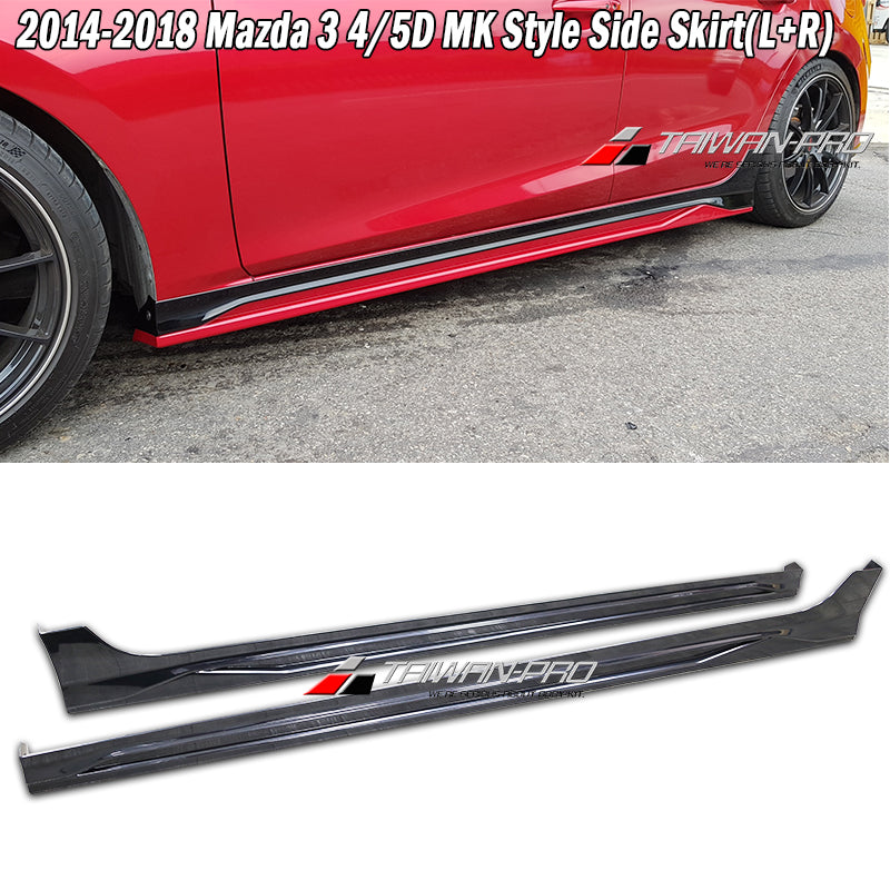 MK套裝組 前下巴+後下巴+側裙 2017-2018 Mazda 3 4門/5門