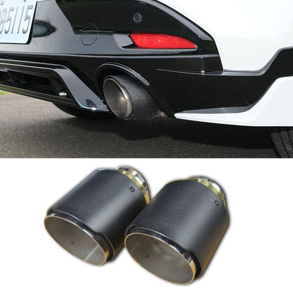 尾飾管 碳纖維+白鐵 Carbon Fiber