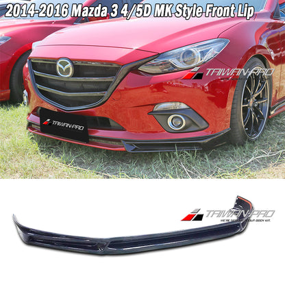 MK後保套裝組  前下巴+側裙+後保 2015-2016 Mazda 3 5門