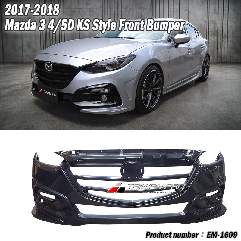 KS前保桿 2017-2018 Mazda 3 4門/5門