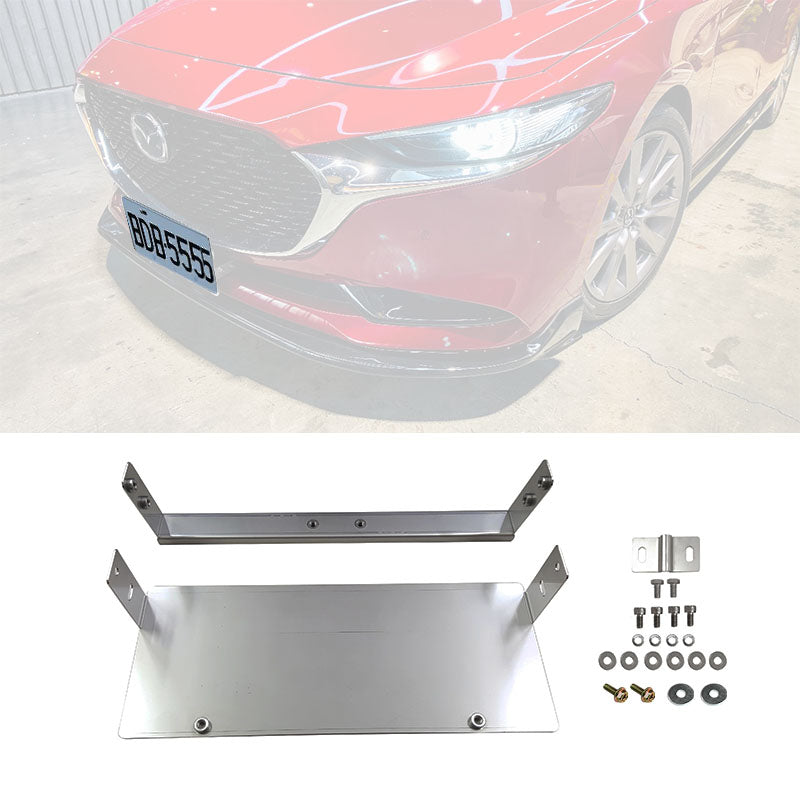 大牌下移-鐵件 2019-2026 Mazda 3  4門/5門