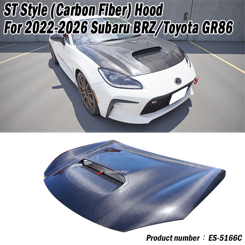 ST款引擎蓋 碳纖維 Carbon Fiber 2022-2026 Toyota GR86/Subaru BRZ