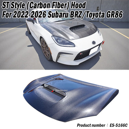 ST款引擎蓋 碳纖維 Carbon Fiber 2022-2026 Toyota GR86/Subaru BRZ