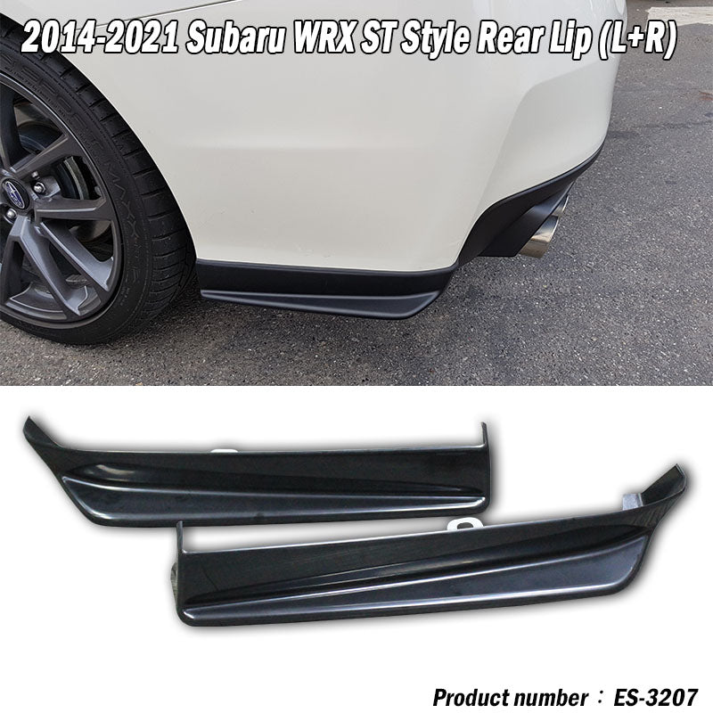 ST款套裝 前下巴+側裙+後下巴+後下擾流板 2018-2021 Subaru WRX/STI