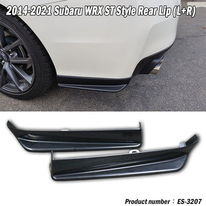 ST款套裝組 前下巴+側裙+後下巴+後下擾流板 2014-2017 Subaru WRX/STI