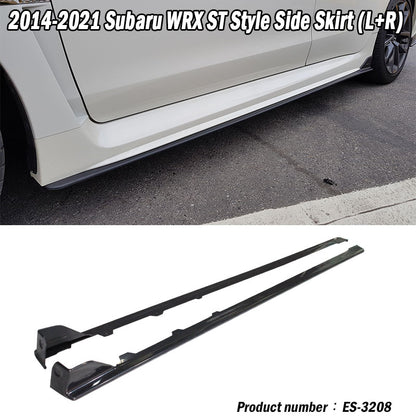 ST-style side skirts, AC pattern, 2018-2021 Subaru WRX