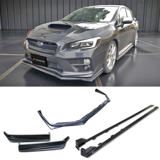 ST款套裝組  ST前下巴(18年樣式)+ST側裙+ST後下巴 2014-2017 Subaru WRX/STI
