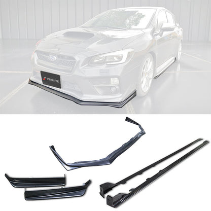 ST款套裝組  ST前下巴(18年樣式)+ST側裙+ST後下巴 2014-2017 Subaru WRX/STI