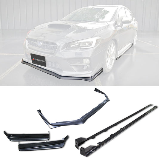ST款套裝組  ST前下巴(18年樣式)+ST側裙+ST後下巴 2014-2017 Subaru WRX/STI