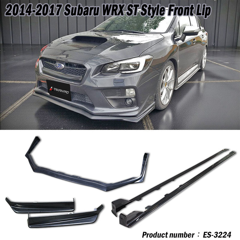 ST款套裝組  ST前下巴(18年樣式)+ST側裙+ST後下巴 2014-2017 Subaru WRX/STI