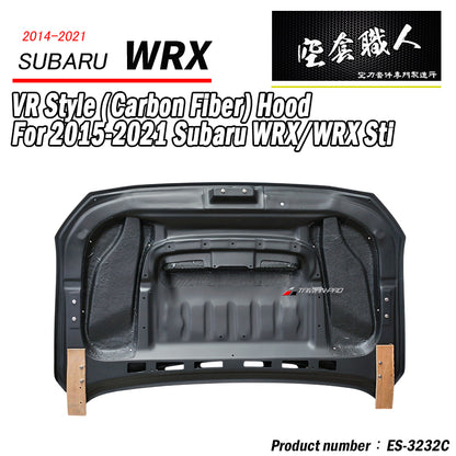 VR款引擎蓋 碳纖維卡夢 Carbon Fiber Subaru WRX/STI/Levorg