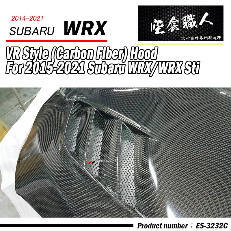 VR款引擎蓋 碳纖維卡夢 Carbon Fiber Subaru WRX/STI/Levorg