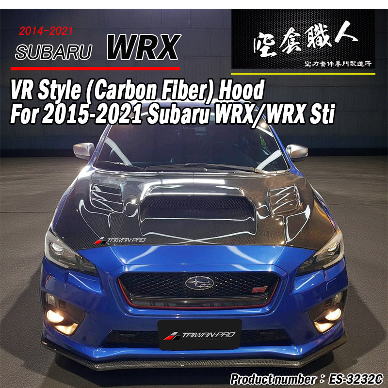 VR款引擎蓋 碳纖維卡夢 Carbon Fiber Subaru WRX/STI/Levorg