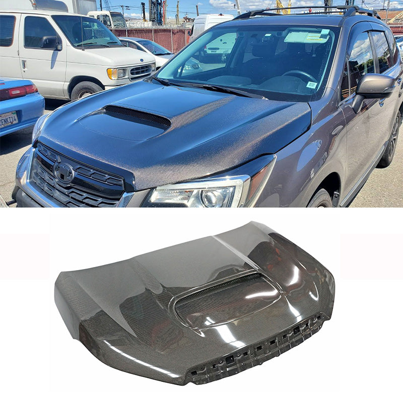 ST款引擎蓋 碳纖維 Carbon Fiber / FRP 底漆 2014-2018 Subaru Forester XT
