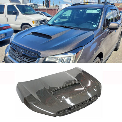 ST款引擎蓋 碳纖維 Carbon Fiber / FRP 底漆 2014-2018 Subaru Forester XT
