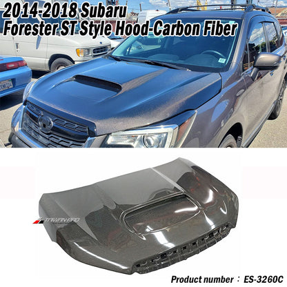 ST款引擎蓋 碳纖維 Carbon Fiber / FRP 底漆 2014-2018 Subaru Forester XT