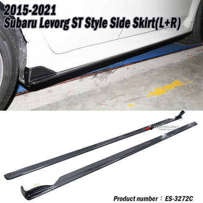ST款套裝組 前下巴+側裙+後下巴+後下擾流板 碳纖維卡夢 Carbon Fiber 2018-2021 Subaru Levorg