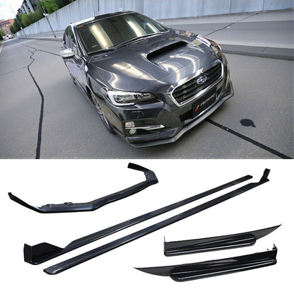 ST款套裝組   前下巴+側裙+後下巴+後下擾流板 2015-2016 Subaru Levorg