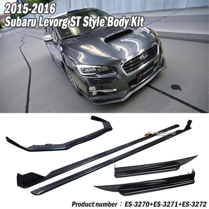 ST款套裝組   前下巴+側裙+後下巴+後下擾流板 2015-2016 Subaru Levorg