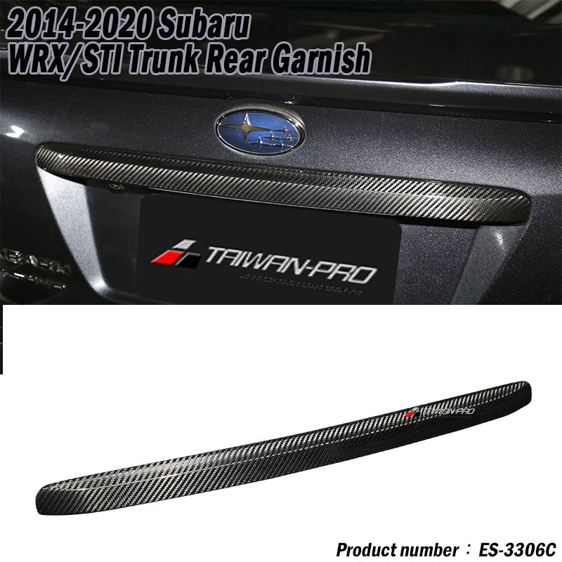 後箱蓋飾蓋 纖維熱壓卡夢 Dry Carbon 2014-2021 Subaru WRX/ STI