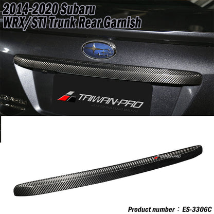 後箱蓋飾蓋 纖維熱壓卡夢 Dry Carbon 2014-2021 Subaru WRX/ STI