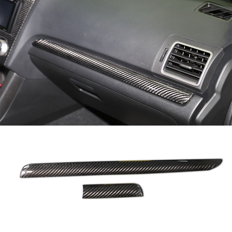 副駕駛手套箱飾蓋 碳纖維熱壓卡夢 Dry Carbon 2014-2021 Subaru WRX/STI