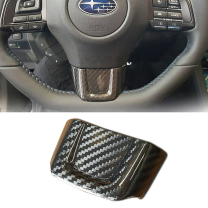 方向盤飾蓋 碳纖維熱壓卡夢 Dry Carbon  2014-2021 WRX