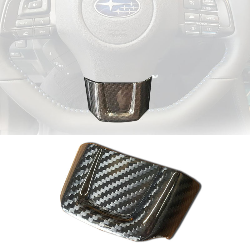 方向盤飾蓋 碳纖維熱壓卡夢 Dry Carbon  2014-2021 WRX