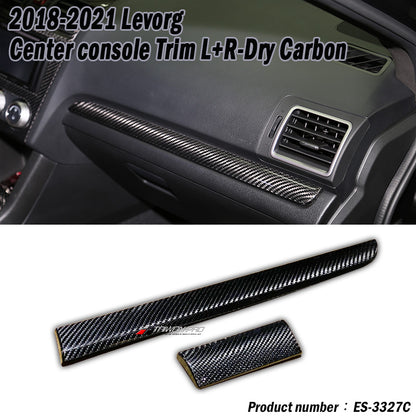 中控台飾條飾蓋碳纖維熱壓卡夢 Dry Carbon 2015-2021 Subaru Levorg