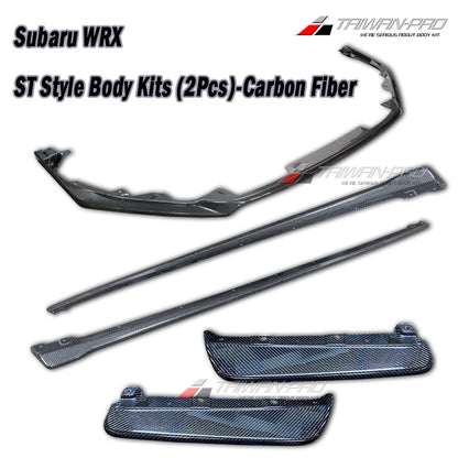 ST款碳纖維卡夢套裝組 前下巴+側裙+後下巴 2022-2026 Subaru WRX