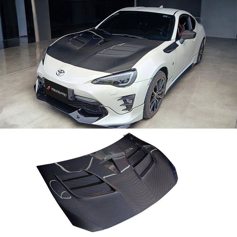VR2款引擎蓋 碳纖維 Carbon Fiber 2012-2021 Subaru BRZ/Toyota 86/Scion FR-S