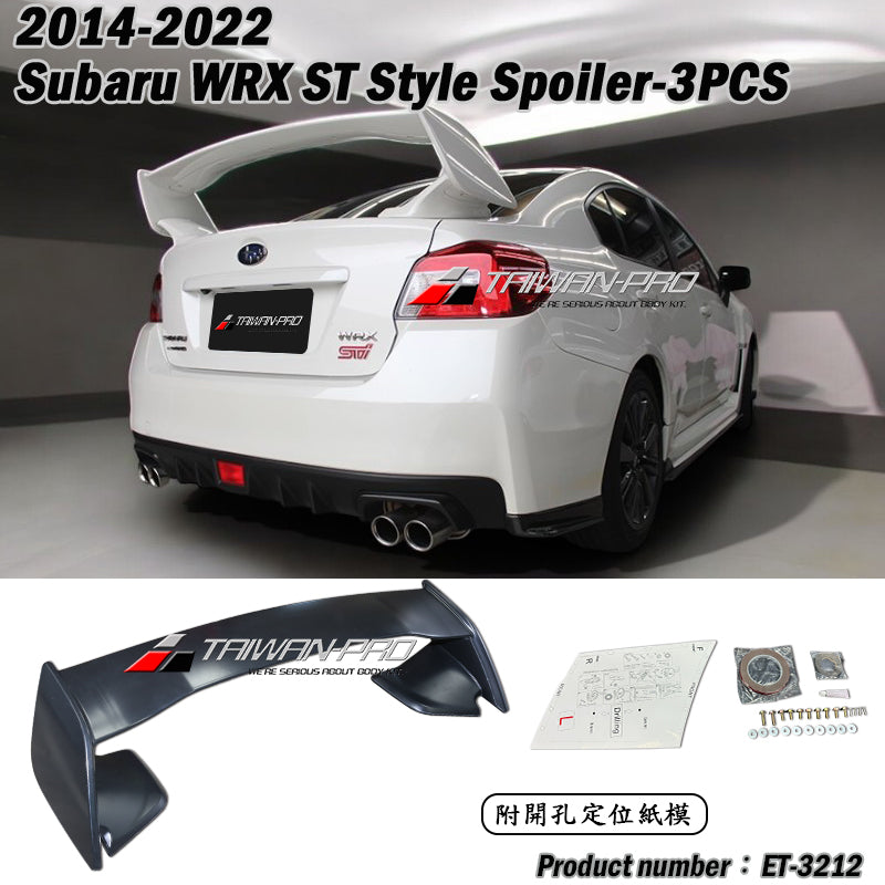 ST Style Spoiler 2014-2021 Subaru WRX/STI