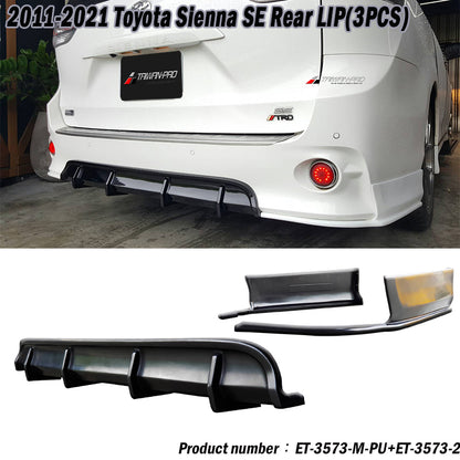 中板式後下巴+二片式後下巴 2011-2020 Toyota Sienna SE