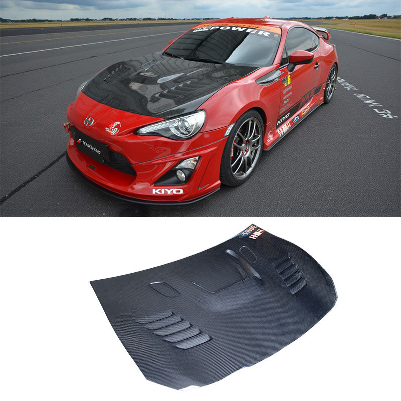 MP引擎蓋M3樣式  纖維 Carbon Fiber/FRP 2012-2021 Subaru BRZ/Toyota 86/Scion FR-S