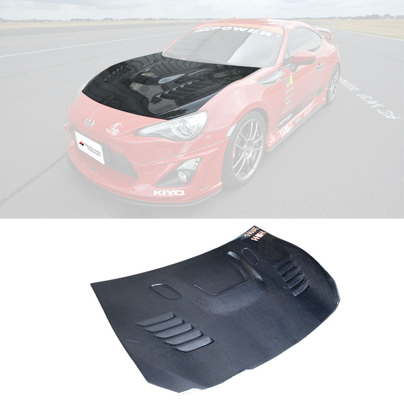 MP引擎蓋M3樣式  纖維 Carbon Fiber/FRP 2012-2021 Subaru BRZ/Toyota 86/Scion FR-S