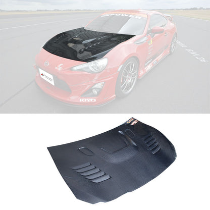 MP引擎蓋M3樣式  纖維 Carbon Fiber/FRP 2012-2021 Subaru BRZ/Toyota 86/Scion FR-S