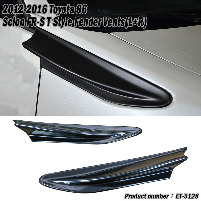 T款葉子板飾板 碳纖維熱壓 Dry Carbon 2012-2016 Subaru BRZ/Toyota 86/Scion FR-S