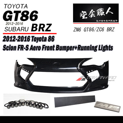 Aero 前保桿  2012-2016 Subaru BRZ /Toyota 86/Scion FR-S