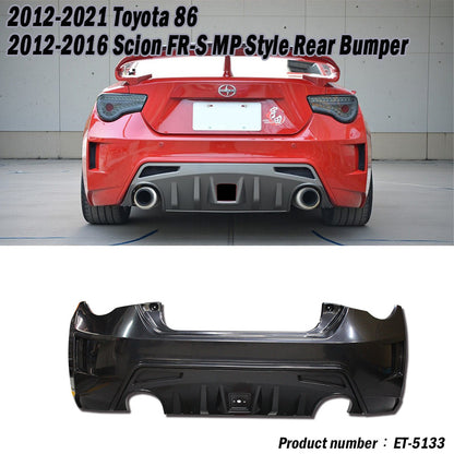 後保桿 2012-2021 Subaru BRZ/Toyota 86/Scion FR-S