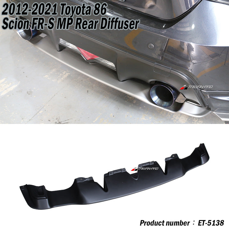 後下定風翼 MP款 ABS 2012-2021 Subaru BRZ/Toyota 86/Scion FR-S
