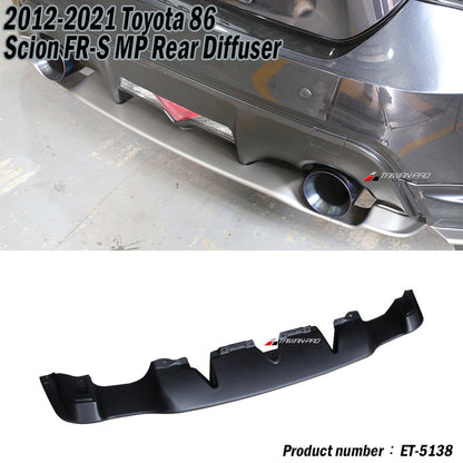 後下定風翼 MP款 ABS 2012-2021 Subaru BRZ/Toyota 86/Scion FR-S