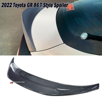 T款尾翼 碳纖維卡夢 Carbon Fiber/ABS 2022-2026 Toyota GR86 / Subaru BRZ