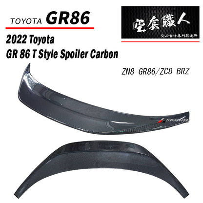 T款尾翼 碳纖維卡夢 Carbon Fiber/ABS 2022-2026 Toyota GR86 / Subaru BRZ