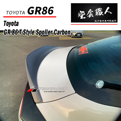 T款尾翼 碳纖維卡夢 Carbon Fiber/ABS 2022-2026 Toyota GR86 / Subaru BRZ