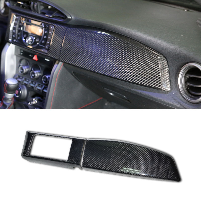 副駕置物箱蓋+音響飾板  碳纖維熱壓 Dry Carbon2012-2016 Subaru BRZ/Toyota 86/Scion FR-S